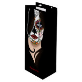 ローザシュガースカルポートレート ワインギフトバッグ (正面アングル)