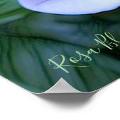 ローザブルーバジョウ[アーカイブヘビーウェイト紙] ポスター (角)