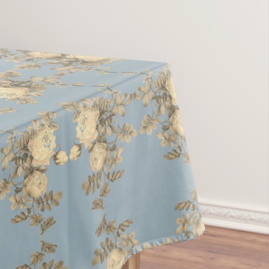 ローザヘミスファエリカ-ローザスルフレアイエローローズ テーブルクロス (インサイチュ)