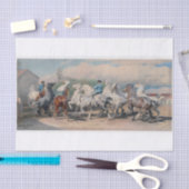 ローザボヌール 馬のフェアから戻る|馬 薄葉紙 (クラフト)