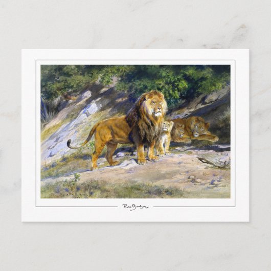 ローザボネール#111 -ファインアート ポストカード (正面)