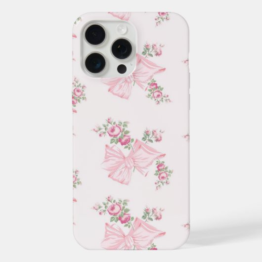 ローザボーックスピンクiPhoneケース iPhoneケース (裏面)