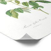 ローザムンディヴィンテージフローラピンクフランスのバラ ポスター (角)