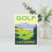 ローザンスイスゴルフヴィンテージ旅行はがき ポストカード (スタンド正面)