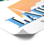 ローザンズスイスヴィンテージ旅行ポスター ポスター (角)