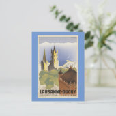 ローザンヌ・オーチー・スイス・ヴィンテージ・ヨーロッパ・ポストカード ポストカード (スタンド正面)