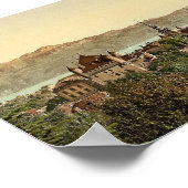 ローザンヌ、一般的なビュー、Savoy Alps、ジュネーブ・ラ ポスター (角)