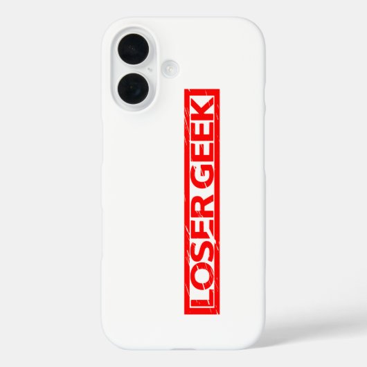 ローザーギークスタンプ Case-Mate iPhoneケース (裏面)