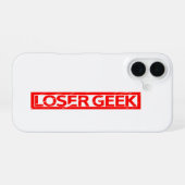 ローザーギークスタンプ iPhone 16ケース (裏面横)