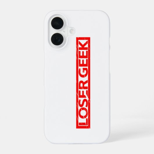 ローザーギークスタンプ iPhone 16ケース (裏面)