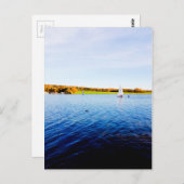 ローザーバレーでのセーリング ポストカード (正面/裏面)