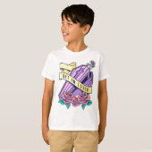 ローザー棺パステルゴシックかわいいハロウィーンA Tシャツ (正面フル)