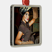 ローザ溶接工 メタルオーナメント (右)