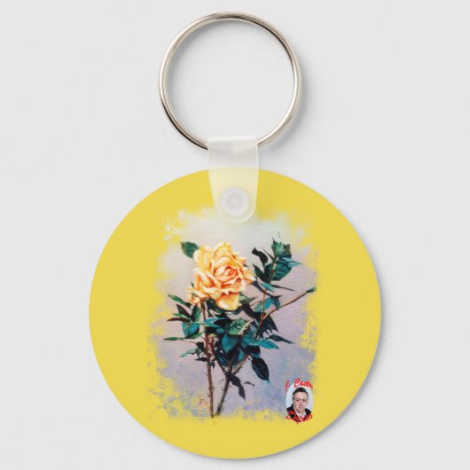 ローザ/バラ キーホルダー (正面)