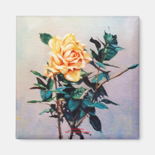 ローザ/バラ マグネット (正面)