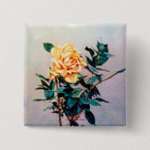 ローザ/バラ 缶バッジ (正面)