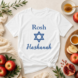 ローシュ・ハシャナーのダビデの星 Tシャツ