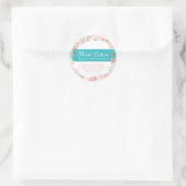 ローションとサルブのラベル ラウンドシール (バッグ)