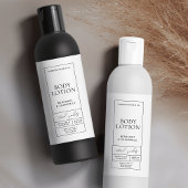 ローションモダン体ウォッシュ8 OZコスモボトルラベル スパークリングワインラベル