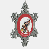 ロージーの救出 スノーフレークピューターオーナメント (左)