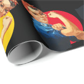 ロージーカラフルリベッタープリント包装紙 ラッピングペーパー (ロールコーナー)