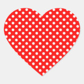 ロージーザリベッタースタイルファッション水玉模様 ハートシール (正面)