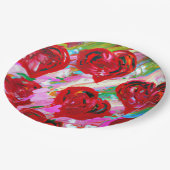 ロージーハート ペーパープレート (アングル)