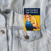 ロージーパーソナライズされた・ザ・リベターヴィンテージレトロ 缶バッジ (インサイチュ)