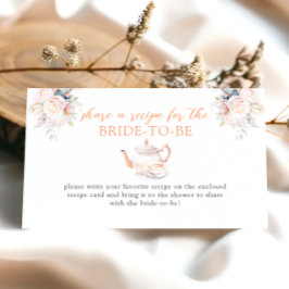ロージーフローラブライダルシャワー共有Aレシピ エンクロージャーカード