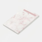 ロージーモダン金ゴールドマーブル ポストイット (アングル)