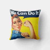 ロージーリヴェーターヴィンテージプロパガンダ クッション (裏面)