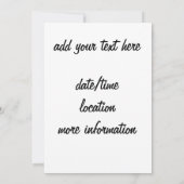 ロージーヴィンテージできるぞ! 招待状 (裏面)