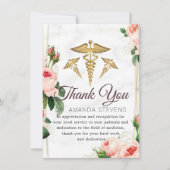 ロージー赤面ドクターサンキューカード サンキューカード (正面)