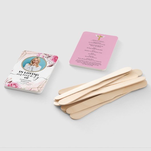 ロージー赤面葬儀お祝いのライフハンドファン ハンドファン (組立なし)