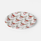 ロージー金ゴールドアイズフローラトナディアホリデー ペーパープレート (アングル)