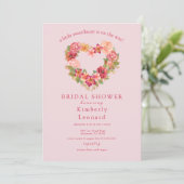 ロージー開花スウィートベイビーシャワー招待状 招待状 (スタンド正面)