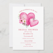 ロージー開花スウィートベイビーシャワー招待状 招待状 (正面)