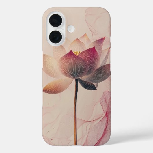 ロージー・イリュージョン・開花 Case-Mate iPhoneケース (裏面)