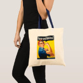 ロージー・ザ・リベッター 強くて素敵な女性 トートバッグ (正面(商品))