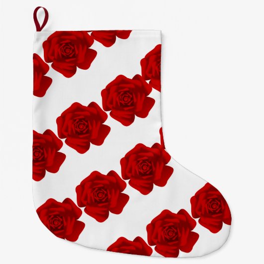 ロージー・ステッキ ラージクリスマスストッキング (正面)
