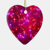 「ロージー・スパークル」ハートオーナメント セラミックオーナメント (右)
