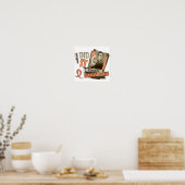 ロージー・セピア私は子宮がん治療をした ポスター (キッチン)