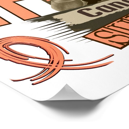 ロージー・セピア私は子宮がん治療をした ポスター (角)