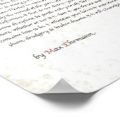 ロージー・デシデラータ ポスター (角)