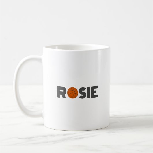 ロージー・バスケットボール コーヒーマグカップ (左)