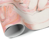 ロージー |抽象芸術水大理石パターン ラッピングペーパー (ロールコーナー)