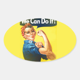 ロージー 楕円形シール