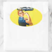 ロージー 楕円形シール (バッグ)