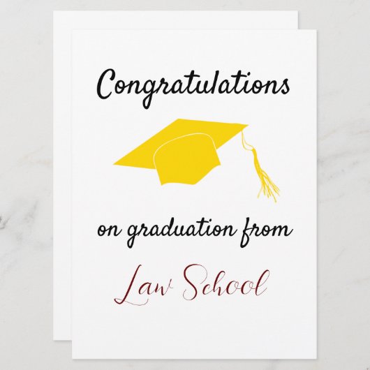 ロースクールカード卒業 (正面/裏面)