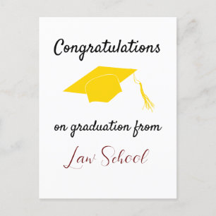 ロースクールカード卒業 ポストカード